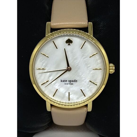 Kate Spade New York Vachetta 0073 Women's Beige Leather Analog Dial Watch VK183 - Picture 2 of 12